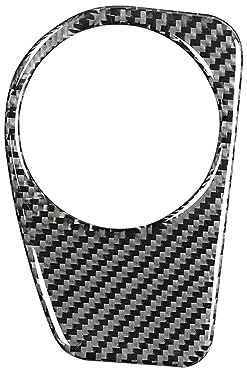 Kfz Mittelkonsolen Trim Für VW Für Golf 7 Für GTI Für Mk7 2013-2019 Carbon Fiber Innen Scheinwerfer Schalter Dekor Rahmen Abdeckung Trim Aufkleber(2)