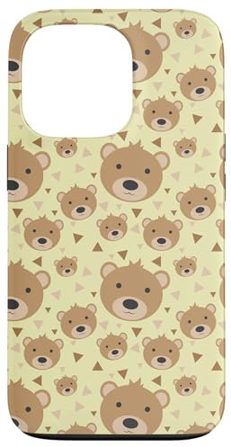 Teddy Bear Pattern Case for iPhone 13 Pro