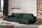 Kaiser Möbel - Ecksofa mit Schlaffunktion - Big Sofa - 274 x 142 cm - Cord Stoff, L Form, XXL, mit Bettkasten - Große Liegefläche 230 x 140 cm - Eckcouch, Wohnlandschaft - Best XL Rechts, Grün