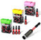 Geinxurn Torx Lot de 90 embouts de tournevis résistants aux chocs 25 mm magnétiques (T10/T15/T20/T25/T30) en acier S2, 1 porte-embout de 75 mm avec rangement, boîte colorée