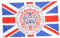 Sosoport 3Pcs Banner des britischen Königs Union-Jack-Flaggen außen Fahnenstange königliche flagge gartenfahne britische fahnen Dekorative Flagge England Polyester-Banner Gartendekor