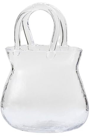 Zkydhbd Clear Glass Vase Fish Bowl Vase Bucket Decoratives Flower Vase Table Decors Festival Wedding Home Decorations Clear Glass Vase