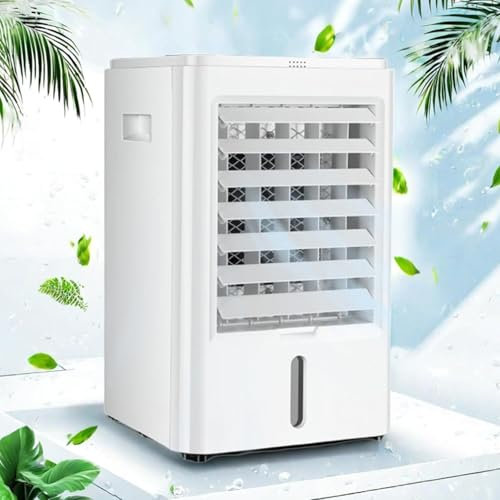 ddingsmafosee Aire Acondicionado Portátil Sin Ventanas para Cabina De Camión Y Autocaravana: Enfriamiento Instantáneo 4 En 1 con Paquetes De Hielo, Tanque A Prueba De Fugas De 4 L Y Temporizador,24V
