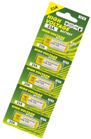 5pcs/set A23S/23AE/V23GA/LRV08/L108/23GA Dry Cell 23A 12V Alkaline Batteries