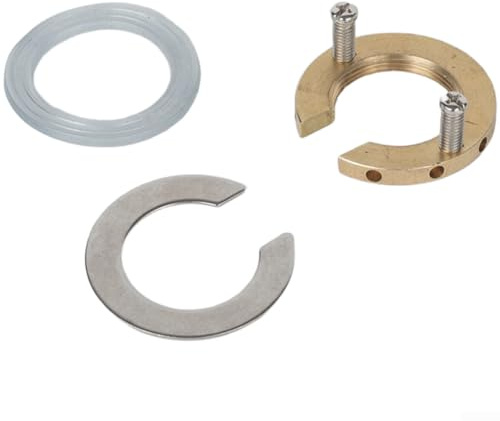 Rackumic Anti-Locker-Mutter-Set für Küche, Badezimmer, Wasserhahn, Edelstahl, sicheres 31,5 mm Gewinderohr, stabile Verbindung, rostbeständig (A)