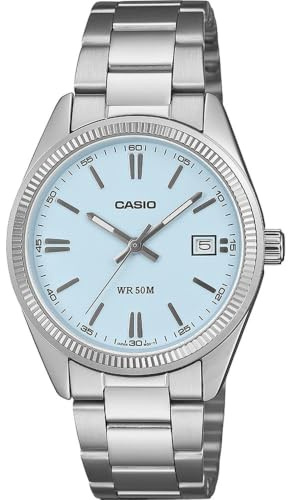 Casio Edelstahl Armband UTP-1302PD Collection Quarz Analog Uhr 35mm