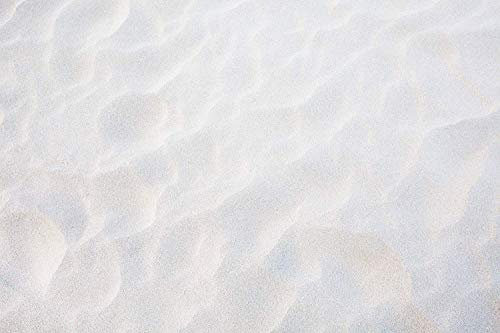 Doubleyou Geovlies & Baustoffe 5 kg Chinchilla Sand - Made in Germany - Abgerundete Körnung, Schneeweiss, 0,1-0,4 mm