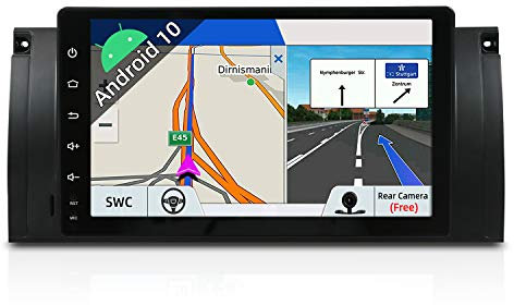 JOYX Android 10 Autoradio Passt für BMW 5 E39 | M5 Navigation -GPS 1 Din - Rückfahrkamera Canbus KOSTENLOS - 2G+32G - 9 Zoll - Unterstützung Dab+ Lenkradsteuerung 4G WiFi Bluetooth Carplay Google