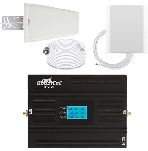 Senda 5G. Amplificador Cobertura telefonía móvil 5G / 4G Zonas Rurales. 5G 700 (Banda 28) -4G 800 (Banda 20)- EGSM 900 (Banda 8). Compatible con Todas Las compañías de telefonía de España.