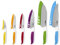 Zyliss E920242 Comfort 6 Piece Knife Set, Multiple Sizes, Japanese Stainless Steel, Multicolour, 6 x Kitchen Knives with Protection Covers, Dishwasher Safe