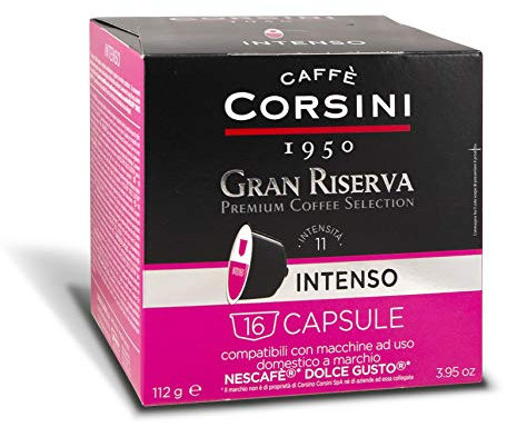 Caffè Corsini Gran Riserva Café Espresso Intense Dolce Gusto 96 Unités 1,7 kg