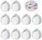 Limeow Cristal de la Ventana Prismas Bola Cristal Transparente facetado Bola de Cristal Prismas Bola de Cristal Arcoíris 30 mm para Ventanas Feng Shui o decoración en hogar Bodas y Fiestas 10 Piezas