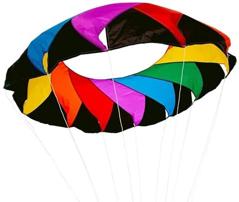 Wolkenstürmer® Bowl BOL M Leinenschmuck, 120cm, Windspiel Dekoration zum Einhängen in die Drachenleine