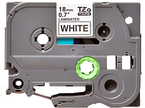 Band q-connect tze-241 weiß-schwarz 18 mm Länge 8 m