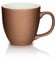 Mahlwerck Jumbotasse, Große Porzellan-Kaffeetasse mit matter Oberfläche, Geschenktasse, Kupfer-Design, 400ml