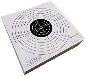 Glac Store 25 Stück Zielscheiben aus Karton 14 x 14 cm quadratisch T1 mit Shooter Namen für Race Target Airsoft Wettbewerb