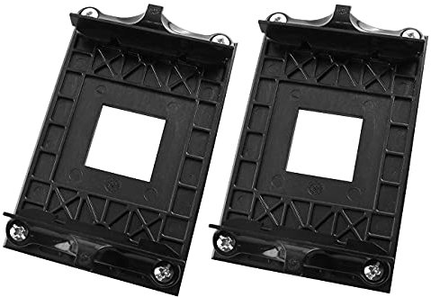 AXLIZER AM4 mounting Bracket 2Sets CPU Cooler Fan Heatsink Motherboard Retention Mounting Bracket for AMD AM4 B350 X370 A320 X470 Black
