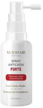 Wiohair Spray Loción Anticaída Forte| Frena la Caída y Estimula el Crecimiento del Cabello | 50ml Ultraconcentrado | Sin Sulfatos, Siliconas y Parabenos | para Hombres, Mujeres