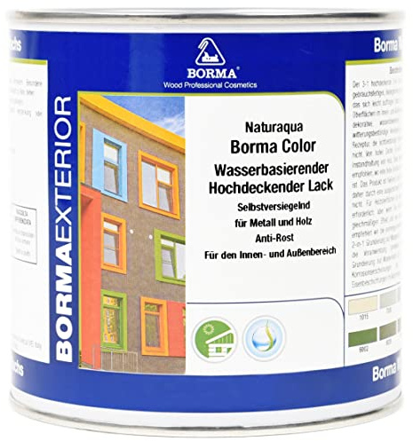 Hochdeckende Lack auf Wasserbasis 125ml Reinweiß RAL9010 Glänzend