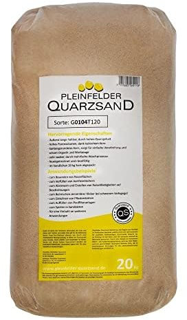Spielsand, Sandkastensand, Sand für Sandkasten feuergetrockneter Quarzsand, LGA/TÜV geprüft TOP Qualität, Hergestellt in Bayern, Unsere Premium Kunden: FC Bayern, FC Augsburg, UVM (100 kg)