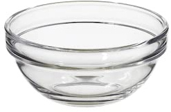 METRO Professional Glasschale, Ø 10 cm, stapelbar, 6 Einheiten