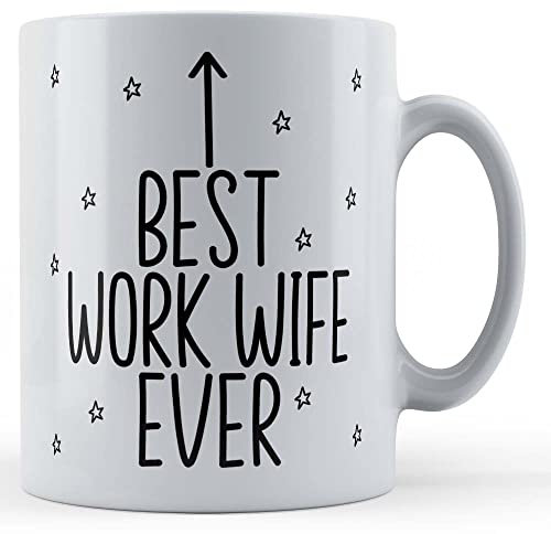 Father Fox - Best Work Wife Ever - Funny Colleague Gift Mug, Ceramic, 11fl.oz.
