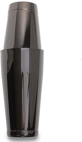 Shaker Boston Shaker en acier inoxydable Lacari Original Shaker à cocktail Boston Couleur : noir