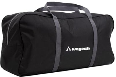 Amagogo Zelt-Aufbewahrungstasche, Outdoor-Reise-Seesack, Tragetasche, robuste Organizer-Tasche, Camping-Ausrüstung, Aufbewahrungstasche für Reisen, Schwarz, XL