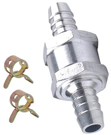 Rückschlagventil für Kraftstoff, 8 mm, Aluminium, für Benzin, Diesel, Öl, Wasser