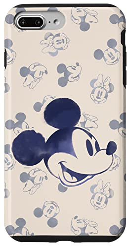 iPhone 7 Plus/8 Plus Disney Mickey and Minnie Mouse Heads Retro Vintage Classic Case