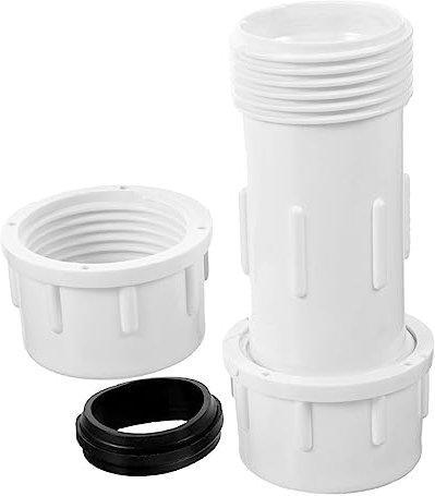 Mipcase Raccord PVC Rapide pour Tuyau Eau Blanc Adaptateur Réutilisable pour Irrigation Jardin Et Piscine Connecteur Solide Résistant Aux Déformations Installation Facile Et Réparation Rap