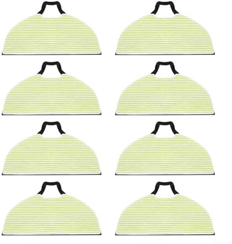 Washable Reusable Microfiber Mop Pads Replacement for Shark RV2610WA AV2610WA RV2620WD RV2610WFUS RV2410WD 2- in-1 Robot Vacuum(8 PACK)