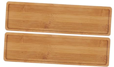 POPETPOP 2stücke Tablett Für Zimmerpflanzen Rechteckig Pflanzenuntersetzer Zum Auffangen Von Wasser Blumentopf Untertasse Für Innen Und Außenbereich