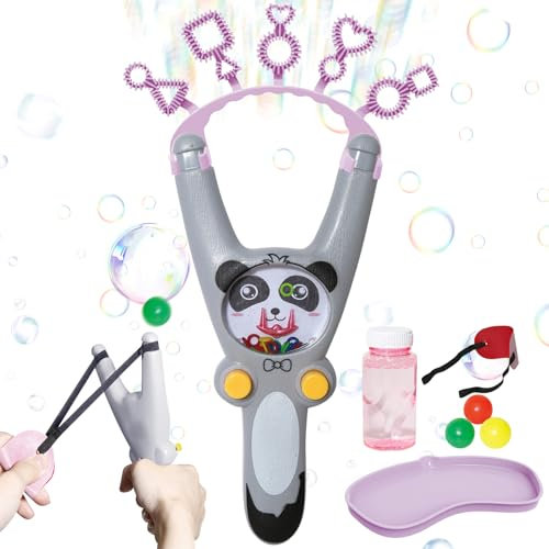 Seifenblasen für Kinder, Seifenblasenstäbe mit Schleuder + Ball, Seifenblasen Zauberstäbe für Kindergeburtstage Bubbles Party, Seifenblasen Set Bubble Maker Spiele Sommer Outdoor Aktivitäten