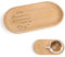 MEJOSER Geschenk Freundin Geburtstag Beste Freundin Geschenke Frauen Tablett mit Gravur Herzenmensch Holz Brettchen Frühstücksbrettchen Hochzeit Valentinstag für Brot Tasse