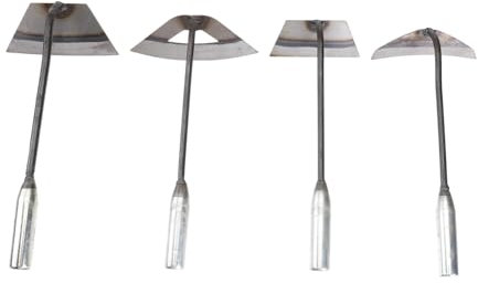 Abaodam 4Pièces Outils De Jardinage à Main pour Désherber Et Labourer Kit Durable pour Jardinage Et Agriculture
