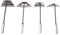 Abaodam 4Pièces Outils De Jardinage à Main pour Désherber Et Labourer Kit Durable pour Jardinage Et Agriculture