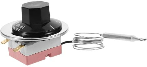 FOYTOKI 1Juego Termostato de Convección para Calefacción Eléctrica Controlador de Temperatura con Perilla para Calentadores Radiadores