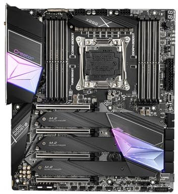 WLTDYZZLDN Scheda Madre Fit for MSI X299 Creator Intel X299 con Doppio M.2 LGA 2066, CPU Core I9-7980XE 7940X, I7 9800X, I5 7640X, DDR4 E-ATX for Esport Motherboard