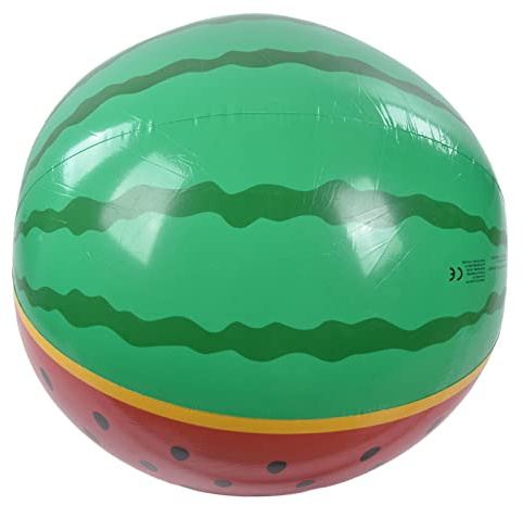 Haofy Wassermelonen-Wasserball, 90 cm Durchmesser, Aufblasbares PVC mit Leichtem, Tragbarem Design für Pool, Strand, Sommerspaß