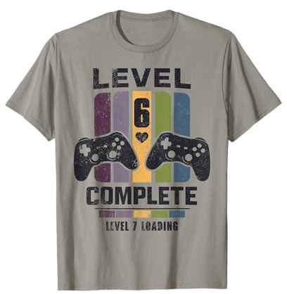 Vintage 6th Wedding Anniversary Him Her Level 6 Complete T-Shirt