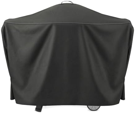 Grillabdeckung für Weber Q2000/3000 Serie, 7112 Grillabdeckung für Weber Q Grill Serie, Anti-Fade wasserdichte UV-beständige Gas Grill Abdeckung 600D Heavy Duty BBQ Grill-Abdeckung(145 x 57 x 99 cm)