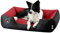 BedDog Hundebett L - Hundekissen - Hundekorb - Hundecouch - Hundesofa - Bezug abziehbar, Waschbar, für Mittel-Kleine Hunde