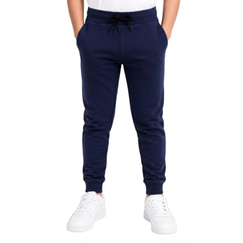 GW CLASSY OUTFIT Kids Boys Girls Childrens School Jog Pants Sports Games Fleece PE Joggers Trouser Jogging Tracksuit Bottoms 3-14 Years