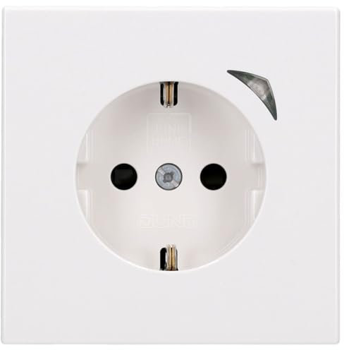 JUNG HOME Smart Steckdose Energy mit Strommessung Sprach- und Appsteuerung Kompatibel mit Alexa Steuerung über Bluetooth Serie LS