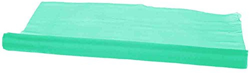 Snow Organza Fabric Material ROLL 29CM x 25M Chair Bows Table Runner Wedding Decor (Emerald Yellow)
