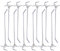 DOITOOL 40 unids Peg Board estantería Gancho Resistente Pegboard Ganchos Triangulares Agujero Gancho Percha para el hogar Tienda supermercado 20 cm