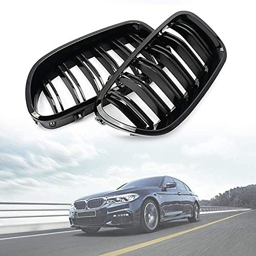 Nieren Kühlergrill Ersatz für B-MW F30 F31 F35 3er Serie 2012–2016 glänzend schwarz Dual Line