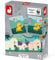 Janod - Box mit 10 Puzzles Kleinkinder Tiere - 3-teiliges Puzzle für Kinder - Lernspiel - Feinmotorik und Konzentration - Partnerschaft mit dem WWF - FSC-zertifizierte Pappe - Ab 2 Jahren, J08636