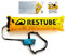 restube Active Kit, Gonfiabile Bambini Adulti Grilletto con Fischietto Emergenza, Salvagente Sport Acquatici Attivi Boa, Nastro Rifrangente, 2 Bombolette CO2 di Ricambio, Menta Ghiaccio, standard